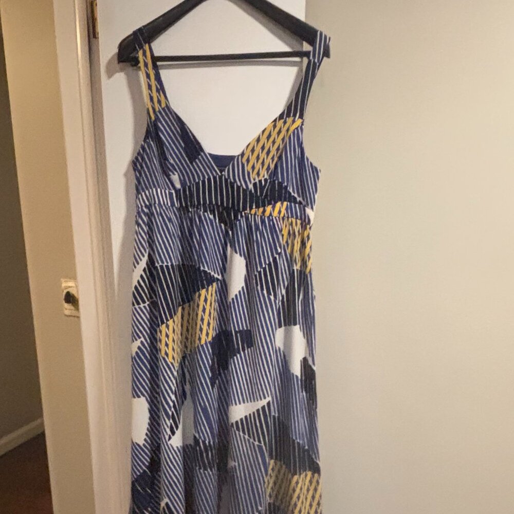 Banana Republic Summer/Spring dress Empire waist/A-line Size 14 - Picture 2 of 13